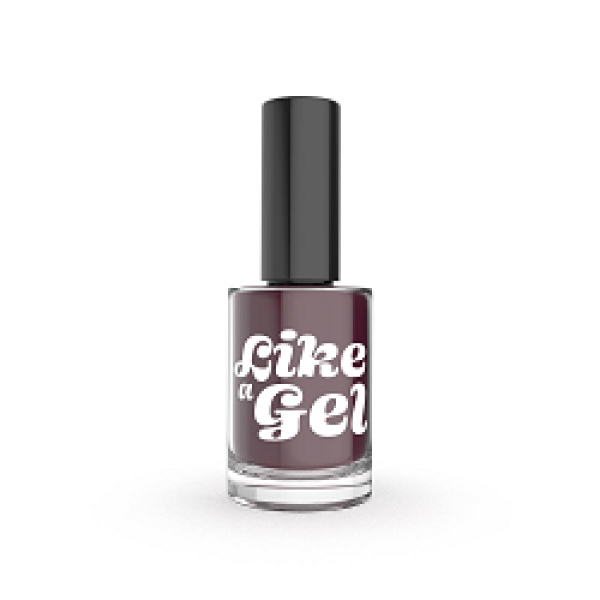 Like a Gel – Nagellack mit Gel-Effekt Dark Wine 10 ml